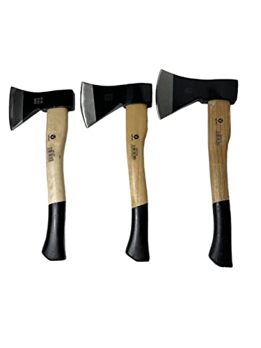Beil Gartenaxt Spaltaxt Spaltbeil Holz 3 TLG Set Axt 600 800 1000 g von Vago-Tools