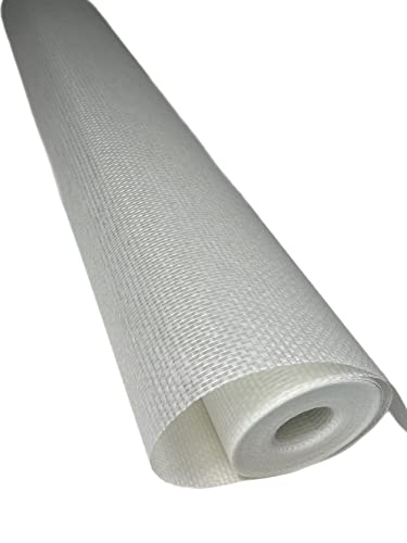 Glasfasertapete Glasgewebe Doppelkette grob 50 m² 140 g/m² Tapete Fiberglass von Vago-Tools