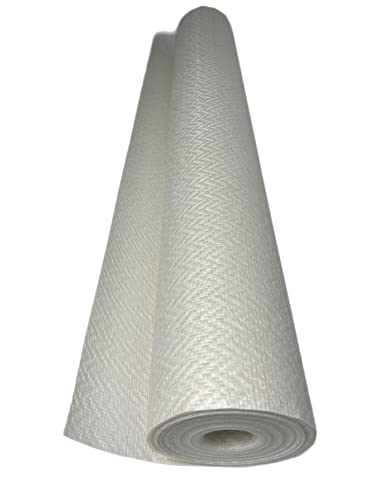 Glasfasertapete Glasgewebe Zickzack 140 g Wand Glasfaser 50 m² Tapete Fiberglass von Vago-Tools