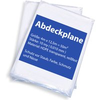 Malerplane Abdeckfolie 4x12,5m 10my 1 Stück von Vago-Tools