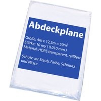 Malerplane Abdeckfolie 4x12,5m 10my 5 Stück Malerplane Abdeckfolie 4x12,5m 10my 5 Stück von Vago-Tools