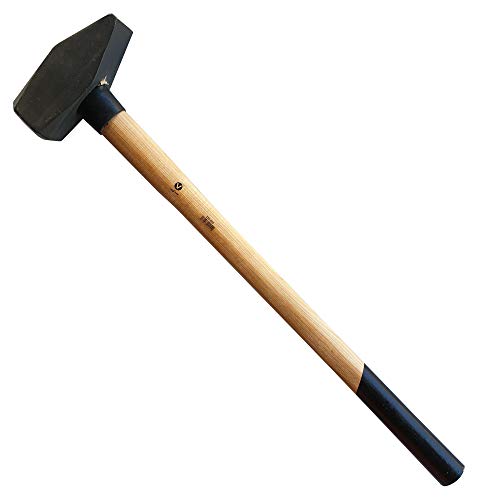 Schlosserhammer Hammer Vorschlaghammer Hickorystiel 3 kg Stielschutz 60 cm von Vago-Tools