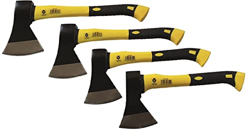 Universalaxt Axt Beil Spaltaxt 600 800 1000 1250 g Fiberglasstiel 4 TLG Set Holz von Vago-Tools