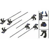 6x Schnellspannzwinge 300 mm Einhandzwinge Klemmzwinge Schraubzwinge von Vago-Tools