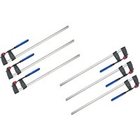 6x Schraubzwinge 200 x 50 mm Leimzwinge Klemmzwinge Einhandzwinge von Vago-Tools