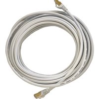 CAT7 Patchkabel Netzwerkkabel weiß 20m rund von Vago-Tools