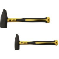 Vago-Tools Profi 2 tlg Set Schlosserhammer Fiberglas Stiel Schlosser 300g 1000 g von Vago-Tools