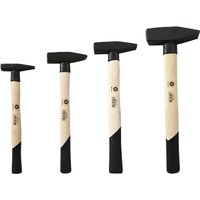 Vago-Tools Profi 4 tlg Set Schlosserhammer Schlosser Hammer 100 200 300 800 g von Vago-Tools