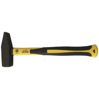 Vago-Tools Schlosserhammer Fiberglasstiel 1000 g Schlosser Hammer Stielschutz von Vago-Tools