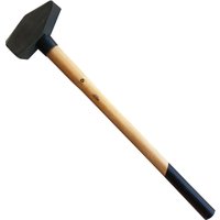 Schlosserhammer Vorschlaghammer 3kg Holzstiel Hammer Länge 60cm von Vago-Tools