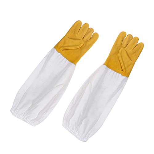 Vaguelly 1 Paar Imkerhandschuhe Ziegenleder Weiß Xl Strapazierfähig Schützend für Bienenzucht Wiederverwendbar und Pflegeleicht Flexibilität und Schützen vor Stichen und Verletzungen Vaguelly 1 Paar Imkerhandschuhe Ziegenleder Weiß Xl Strapazierfähig Schützend für Bienenzucht Wiederverwendbar und Pflegeleicht Flexibilität und Schützen vor Stichen und Verletzungen von Vaguelly