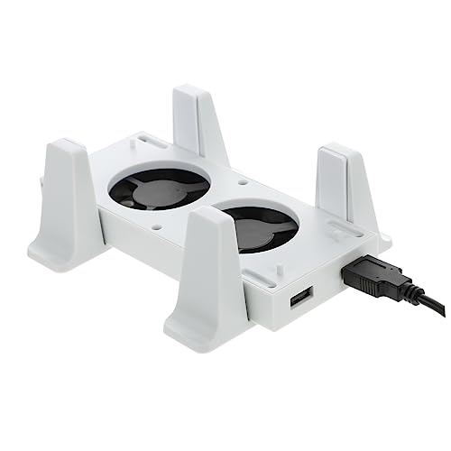 Vaguelly 1 Satz Kühlventilator Standfuß mit Einstellbaren Geschwindigkeitsstufen Vertikaler Halter für S Optimiert die Kühlung und Luftzirkulation für Spielkonsolen von Vaguelly