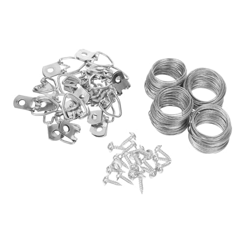Vaguelly 1 Satz Präzise Metall Einloch Haken für Kunstwerke Kompatibilität für Wanddekoration Teiliges Set Schrauben und Schnur Vaguelly 1 Satz Präzise Metall Einloch Haken für Kunstwerke Kompatibilität für Wanddekoration Teiliges Set Schrauben und Schnur von Vaguelly