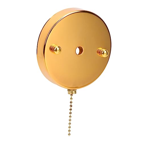 Vaguelly 1 Satz Pull Chain Lamp Switch Wandleuchte Zugschnur für Deckenventilator Hochwertiger Schnurschalter Geeignet für Verschiedene Lampen Robuste Konstruktion Gold Vaguelly 1 Satz Pull Chain Lamp Switch Wandleuchte Zugschnur für Deckenventilator Hochwertiger Schnurschalter Geeignet für Verschiedene Lampen Robuste Konstruktion Gold von Vaguelly