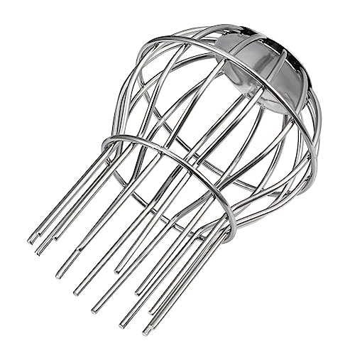 Vaguelly 1 Stück Gitter laubschutz laubfangsieb Laubfilter Abflusskorb Laubfänger Bußgeld Sieben Outdoor bodenbelag stopfen waschbecken Filtersieb Waschbeckenabfluss Rostfreier Stahl Silver von Vaguelly