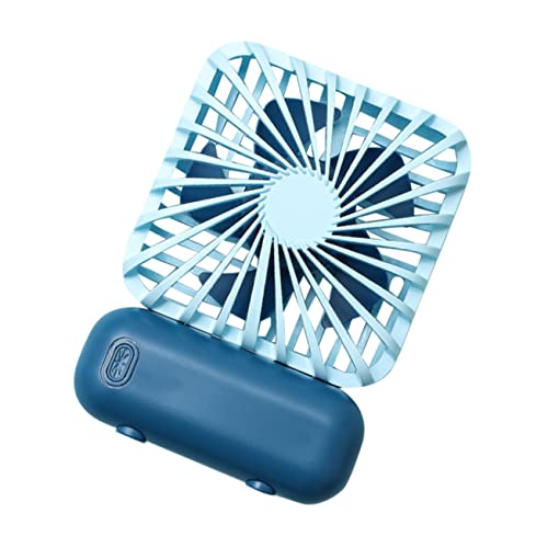 Vaguelly 1 Stück Mini USB Handventilator mit Lithium Batterie Tragbarer Aufladbarer Tischventilator für Zuhause und Unterwegs Geschwindigkeitsmodi Blau Vaguelly 1 Stück Mini USB Handventilator mit Lithium Batterie Tragbarer Aufladbarer Tischventilator für Zuhause und Unterwegs Geschwindigkeitsmodi Blau von Vaguelly