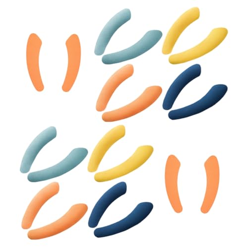 Vaguelly 10 Paare Toilettensitzbezüge Weich Warm Toilettensitzpolster Badezimmer Wc sitzauflagen Rutschfest Wiederverwendbar für Zuhause Hotel Badezimmer Zufällige Farbe Zufällige Farbe von Vaguelly