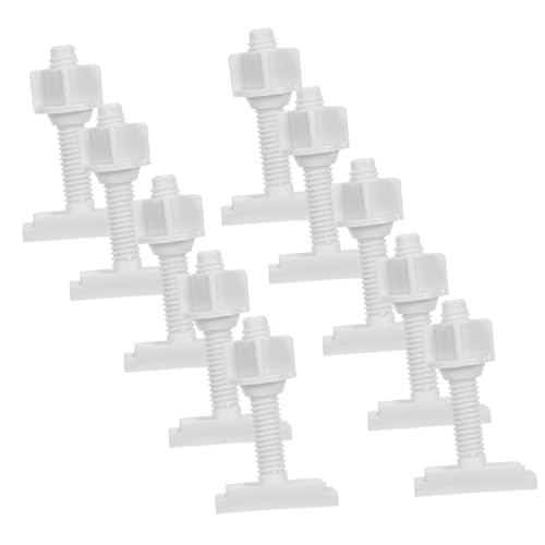 Vaguelly 10 Sätze Toilettensitz Befestigungsschrauben Kunststoff Ersatzteile für Wc-sitz Fixierung Stabilität Geräuschlos Einfach zu Montieren Hochbelastbar Optimal angepasst Vaguelly 10 Sätze Toilettensitz Befestigungsschrauben Kunststoff Ersatzteile für Wc-sitz Fixierung Stabilität Geräuschlos Einfach zu Montieren Hochbelastbar Optimal angepasst von Vaguelly