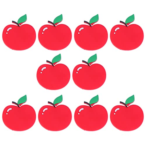 Vaguelly 10 Stück Kühlschrankmagnete Obst-Kühlschrankmagnete Gemüse-Kühlschrankmagnete Obst-Kühlschrankmagnet (Apfel) Niedliche Kühlschrankmagnete Für Auto Kühlschrankmagnet Karneval von Vaguelly