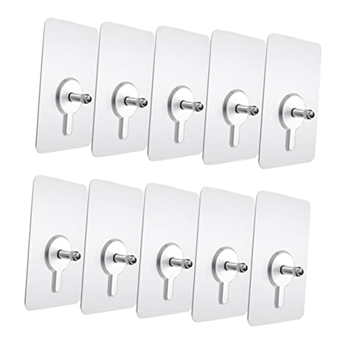 Vaguelly 10 Stück Selbstklebende Wandhaken Hochwertige Klebehaken für Küche und Zuhause Belastbar Einfache Montage ohne Bohren für Bilderrahmen und Dekoration Vaguelly 10 Stück Selbstklebende Wandhaken Hochwertige Klebehaken für Küche und Zuhause Belastbar Einfache Montage ohne Bohren für Bilderrahmen und Dekoration von Vaguelly