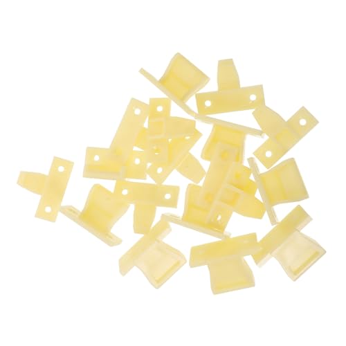 Vaguelly 10 Stück Teiliges Abs Roman Säulen Buckle Clip zur Sicheren Möbelmontage Verstellbarer Kunststoffverschluss für Kleiderschränke von Vaguelly