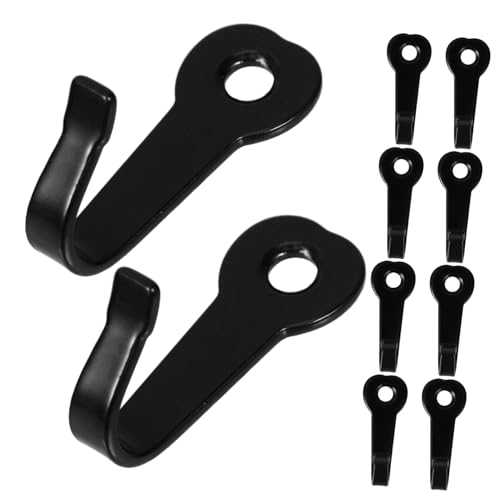 Vaguelly 10 Stück Teiliges Metallwandhaken Schwere Ausführung Schwarz Beschichtet Mit Schrauben Vielseitig Einsetzbar für Bad Küche Schlafzimmer zum Aufhängen von Kleidung Taschen Vaguelly 10 Stück Teiliges Metallwandhaken Schwere Ausführung Schwarz Beschichtet Mit Schrauben Vielseitig Einsetzbar für Bad Küche Schlafzimmer zum Aufhängen von Kleidung Taschen von Vaguelly