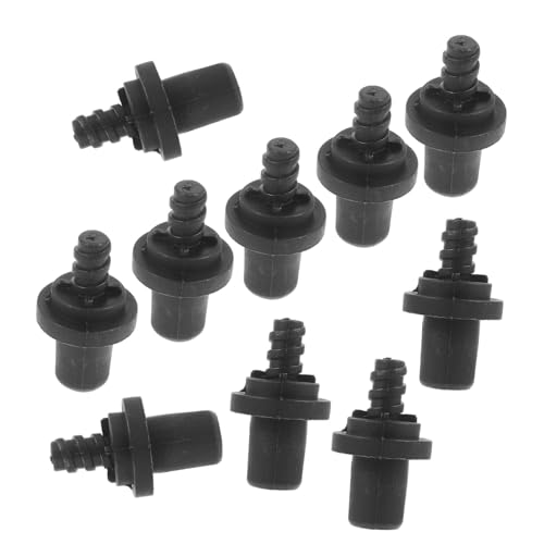 Vaguelly 10 Stück Teiliges Toilettenbürsten Griffadapter aus Robustem Spiralförmiger Gewindeverbindungsstück für Sichere Stabile Verbindung mit Verschiedenen Bürstenköpfen Langlebig und von Vaguelly