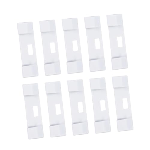 Vaguelly 10 Stück Vertikale Jalousien Reparatur Tabs Metall Halterungen für Fensterrollo Praktische Vorhang Zubehör für Einfache Reparatur und Langlebigen Einsatz von Vaguelly