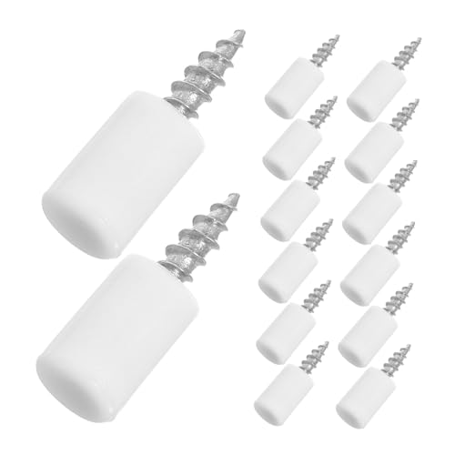 Vaguelly 100 Stück Bücherregal Support Pin Bücherregal -Regal -Supportstifte dübelstift Haltungsstift versperrten Schelfstift regalbodenträger Stifte für Bücherregale Regalstifte Eisen Weiß von Vaguelly