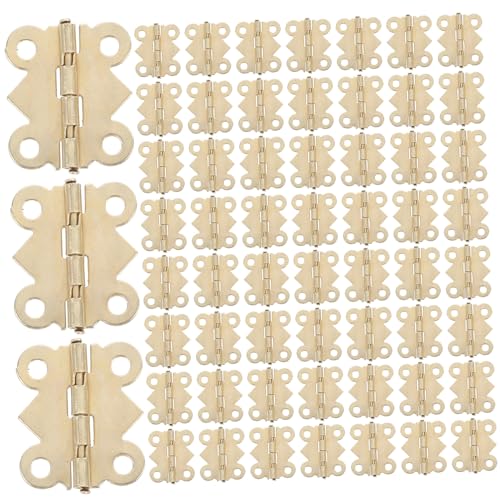 Vaguelly 100 Stück Teiliges Retro Scharnier Klappbar für Holzschatullen Schmuckkästen Vintage Antik Schrankbeschläge mit Schrauben für DIY Holzboxen Vaguelly 100 Stück Teiliges Retro Scharnier Klappbar für Holzschatullen Schmuckkästen Vintage Antik Schrankbeschläge mit Schrauben für DIY Holzboxen von Vaguelly