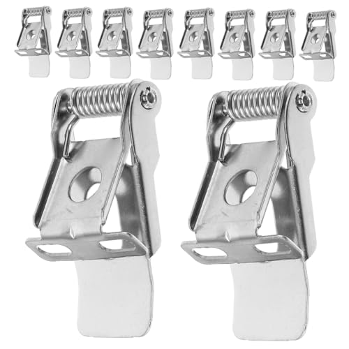 Vaguelly 12 Stück Teiliges Federklammern für Einbauleuchten Robuste Metallclips mit Halterung Lampenbefestigung für Deckenstrahler und Downlights Stabile Federbügel für Sichere Montage Vaguelly 12 Stück Teiliges Federklammern für Einbauleuchten Robuste Metallclips mit Halterung Lampenbefestigung für Deckenstrahler und Downlights Stabile Federbügel für Sichere Montage von Vaguelly