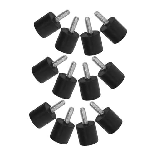 Vaguelly 12 Stück Teiliges Möbelverstellfüße Gummipuffer Schraubbar Höhenverstellbare Möbelbeine für Tische Schränke Stühle rutschfest Bodenschutz Geräuschdämpfend Robuster Gewindeeinsatz Vaguelly 12 Stück Teiliges Möbelverstellfüße Gummipuffer Schraubbar Höhenverstellbare Möbelbeine für Tische Schränke Stühle rutschfest Bodenschutz Geräuschdämpfend Robuster Gewindeeinsatz von Vaguelly