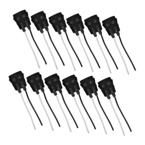 Vaguelly 12 Stück Teiliges Schwarz mit Flexiblem Wasserfestem Kabel Langlebiger Flexibler Sockel für Außenbereiche Wie Garten Terrasse und Feuchträume Einfache Montage Robuste Vaguelly 12 Stück Teiliges Schwarz mit Flexiblem Wasserfestem Kabel Langlebiger Flexibler Sockel für Außenbereiche Wie Garten Terrasse und Feuchträume Einfache Montage Robuste von Vaguelly