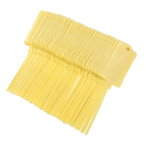 Vaguelly 120 Stück Wiederverwendbare Kabelbinder mit Großer Wasserfester Beschriftungsfläche Farbige Markierungsetiketten für Kabel Drahtkennzeichnung Robuste Kabelorganisationslösung von Vaguelly