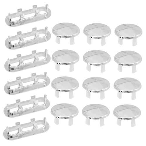 Vaguelly 18 Stück Teiliges Waschbecken Überlaufringe aus Kunststoff Langlebige Überlaufabdeckung für Bad und Kunstwaschbecken Einfache Installation Feine Verarbeitung Praktische Vaguelly 18 Stück Teiliges Waschbecken Überlaufringe aus Kunststoff Langlebige Überlaufabdeckung für Bad und Kunstwaschbecken Einfache Installation Feine Verarbeitung Praktische von Vaguelly