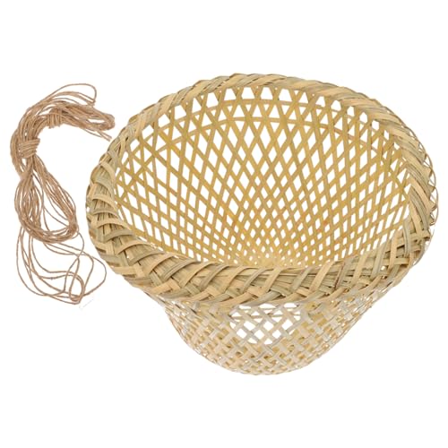 Vaguelly 1Satz DIY Lampenschirm Handgewebte Pendelleuchte im Ländlichen Stil Geeignet für Tischlampe Kronleuchter und Wandlampe Jute Schnur für Stilvolle Vaguelly 1Satz DIY Lampenschirm Handgewebte Pendelleuchte im Ländlichen Stil Geeignet für Tischlampe Kronleuchter und Wandlampe Jute Schnur für Stilvolle von Vaguelly
