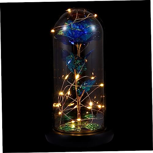 Vaguelly 1Stück Glaskuppel und LED Licht Romantische Dekoration für Besondere Anlässe für Valentinstag Weihnachten oder Geburtstage Langlebig Vaguelly 1Stück Glaskuppel und LED Licht Romantische Dekoration für Besondere Anlässe für Valentinstag Weihnachten oder Geburtstage Langlebig von Vaguelly