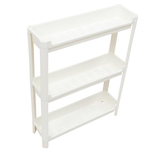Vaguelly Kunststoff Regal Mehrschichtiges Badezimmer und Küchenregal Eckregal mit Rutschfesten Füßen Kompakt für Home Storage Leicht zu Reinigen Vaguelly Kunststoff Regal Mehrschichtiges Badezimmer und Küchenregal Eckregal mit Rutschfesten Füßen Kompakt für Home Storage Leicht zu Reinigen von Vaguelly