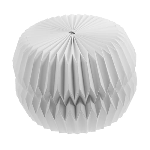 Vaguelly Origami Hängelampe Lampenschirm Papier Faltbarer Kronleuchter Lampenschirm für Wohnzimmer Restaurant und Café Dekorativer Lichtbezug 1 Stück Design von Vaguelly