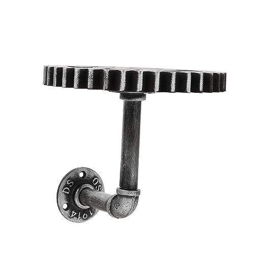 Vaguelly 1Stück Vintage Wandregal Halterung Eisenrohr Retro Deko für Wandschelf und Ausrüstungsregal Industrielles Design mit Klassischer Vaguelly 1Stück Vintage Wandregal Halterung Eisenrohr Retro Deko für Wandschelf und Ausrüstungsregal Industrielles Design mit Klassischer von Vaguelly