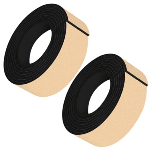 Vaguelly 2 Rollen Möbel Schutzmatte Waschmaschinen Vibration Mat Stuhlbeine Bodenschoner rutschfest Geräuschreduzierung für Holzböden Multifunktional und Selbstklebend von Vaguelly