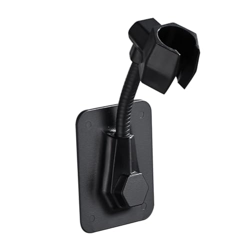 Vaguelly 2 STÜCK Verstellbare Duschkopfhalterung aus Kunststoff Drehbare Bohrfreie Brausehalterung und Feuchtigkeitsbeständig Geeignet für Glatte Oberflächen für Badezimmer und von Vaguelly