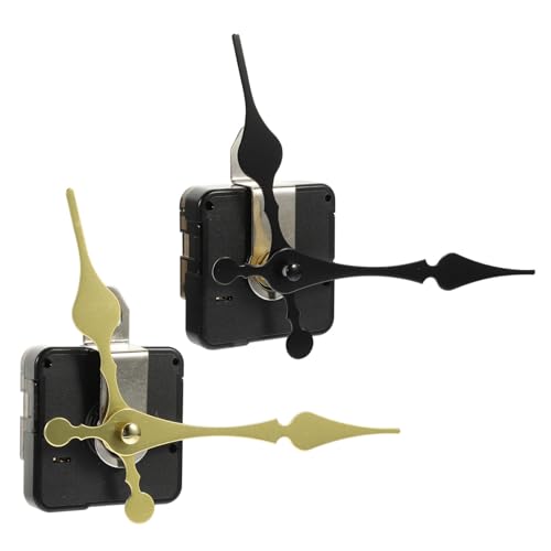 Vaguelly 2 Sätze Geräuscharmes Quarzuhrwerk Ersatz für Wanduhr Langlebiges Uhrwerk mit Präziser Zeitmessung Einfache DIY Reparatur Kompatibel mit Meisten Uhren Schwarz und Gold Je Vaguelly 2 Sätze Geräuscharmes Quarzuhrwerk Ersatz für Wanduhr Langlebiges Uhrwerk mit Präziser Zeitmessung Einfache DIY Reparatur Kompatibel mit Meisten Uhren Schwarz und Gold Je von Vaguelly