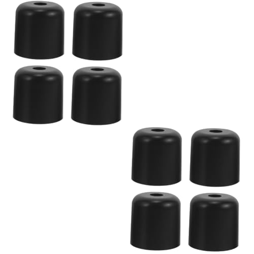 Vaguelly 2 Sätze Möbelbeine Furniture Legs Schrank Beine Desk Legs Schraubfüße Sofabeine Stuhlbeine Kommode Beine Universal- Schwer Ersatz-couchbeine Möbelfüße Pp Black 4 Stück * 2 von Vaguelly