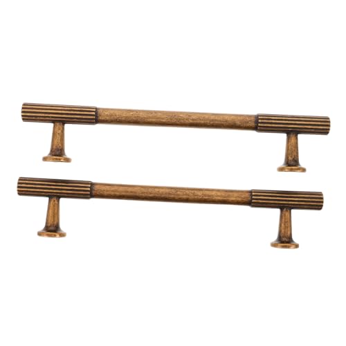 Vaguelly 2 Sätze Vintage Cabinet Handles Gelbbronze Retro Zinklegierung Schubladengriffe für Kleiderschrank Kommode Möbel Ergonomische Elegante Türgriffe für Bad und Küche Vaguelly 2 Sätze Vintage Cabinet Handles Gelbbronze Retro Zinklegierung Schubladengriffe für Kleiderschrank Kommode Möbel Ergonomische Elegante Türgriffe für Bad und Küche von Vaguelly