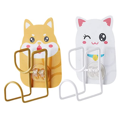 Vaguelly 2 Stck. Wandmontierte Waschbeckenhaken Selbstklebende Cartoon Tier Wandhaken für Badezimmer Küche und für Handtücher Taschen und Schlüssel ohne Bohren Vaguelly 2 Stck. Wandmontierte Waschbeckenhaken Selbstklebende Cartoon Tier Wandhaken für Badezimmer Küche und für Handtücher Taschen und Schlüssel ohne Bohren von Vaguelly