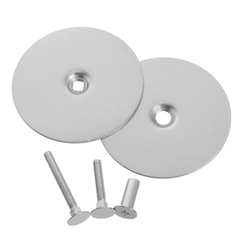 Vaguelly 2 Stück Edelstahl Türloch-abdeckplatte Rund Deadbolt Schlossloch Abdeckung Schrauben Inklusive Für Holz Metalltüren DIY Reparatur Lochfüllung Sicherheitsverstärkung Vaguelly 2 Stück Edelstahl Türloch-abdeckplatte Rund Deadbolt Schlossloch Abdeckung Schrauben Inklusive Für Holz Metalltüren DIY Reparatur Lochfüllung Sicherheitsverstärkung von Vaguelly