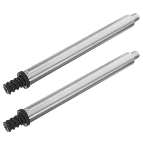 Vaguelly 2 Stück Edelstahl Wc bürstenhalter Adapter Selbstsichernder Schraubverbinder Ersatzteil für Toilettenbürste Unterer Stiel für Gründliche Reinigung und Einfache Bürstenkopfmontage von Vaguelly