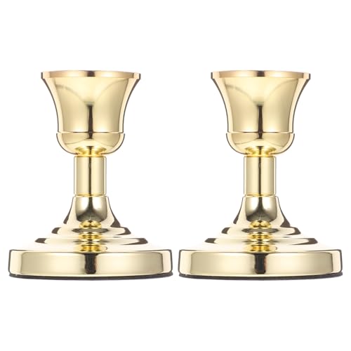 Vaguelly 2 Stück Eleganter Kerzenständer für Hochzeit Weihnachten und Feste Moderne Tischdeko für Wohnzimmer und Party Langlebig und von Vaguelly