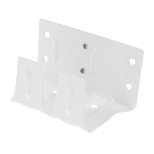 Vaguelly 2 Stück Fensterrollo Halterung Weiß Zentrale Unterstützung Brackets für Jalousien und Vorhänge Einfache Montage Stabilität und Vielseitigkeit für Fensterdekoration von Vaguelly